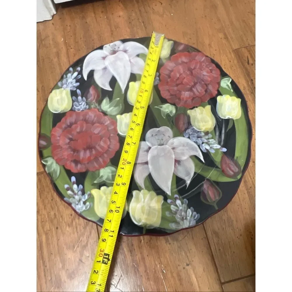 LESAL STUDIO Certified International Round Plate Serving Platter